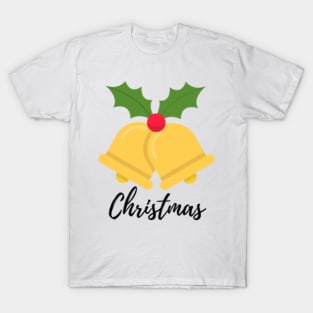 yellow jingle bells christmas illustration T-Shirt